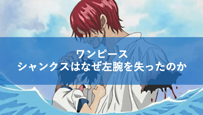 ワンピース シャンクスがサメごときに腕を食われた事ついて考えてみた結果 ミニウサギはじめました ウサギとラットの飼育 ポケモンｇｏ情報