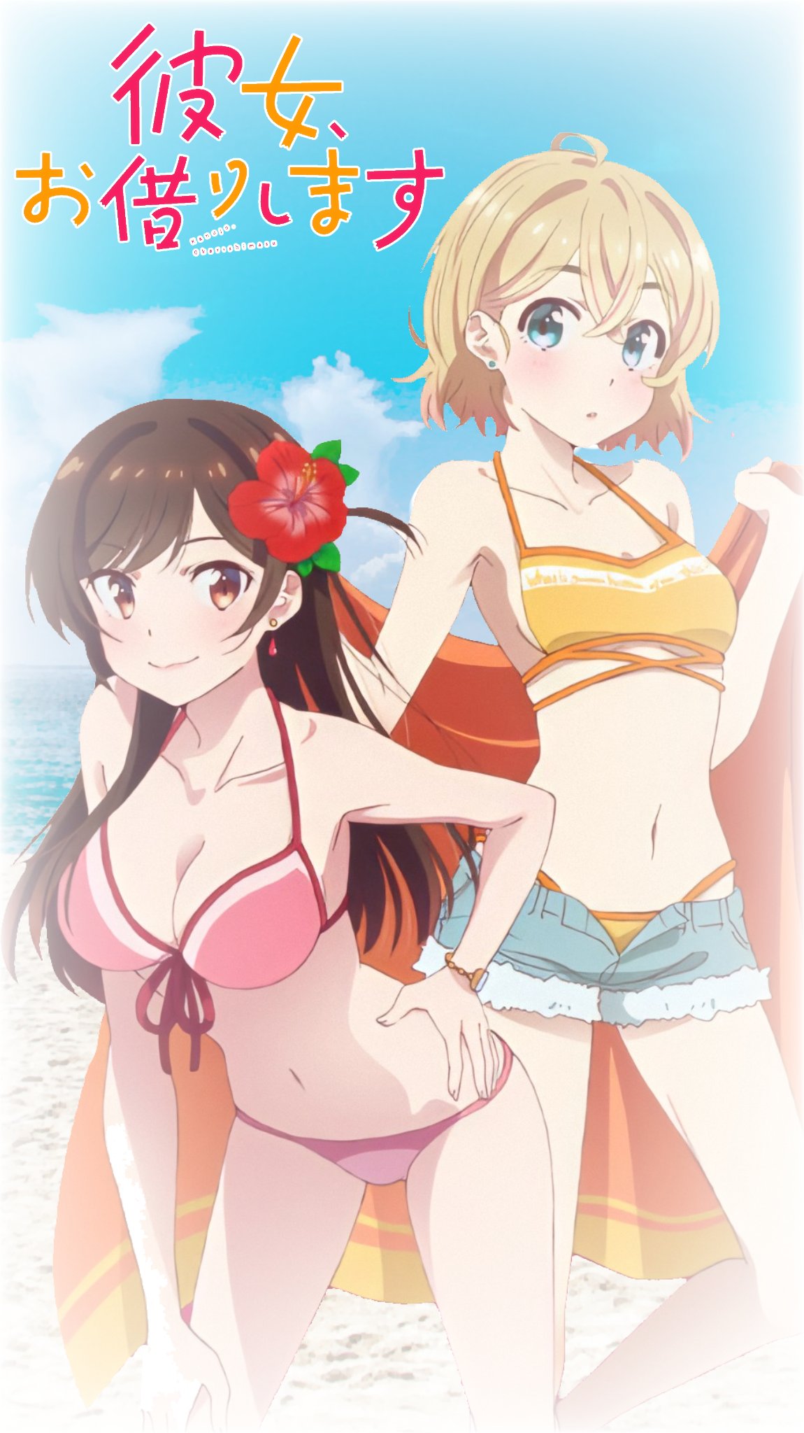 【彼女、お借りします】水原 千鶴＆七海 麻美　水着ジグソーパズル