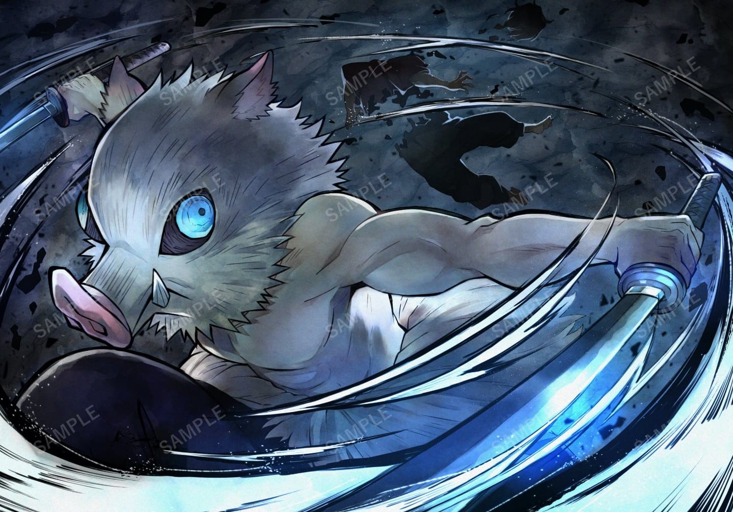 【鬼滅の刃】ジグソーパズルつくってみた。