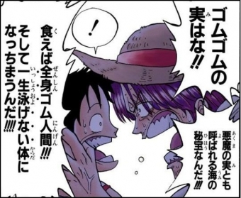 One Piece ゴムゴムの実 の正式名称は 過去の戦闘描写にもヒントがあった ミニウサギはじめました 芸能ネタ アニメネタetcまとめて見ました